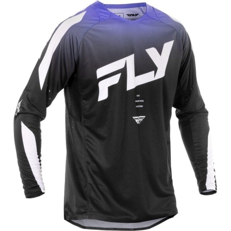 MAILLOT MOTOCROSS FLY EVO DST NOIR/BLANC/PURPLE