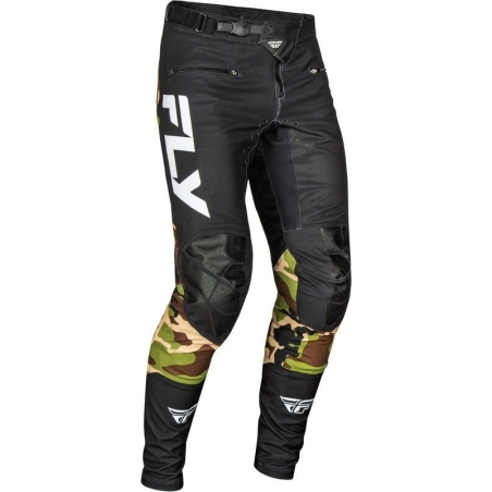 PANTALON MOTOCROSS ENFANT FLY RAYCE NOIR CAMO