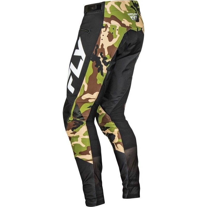 PANTALON MOTOCROSS ENFANT FLY RAYCE NOIR CAMO
