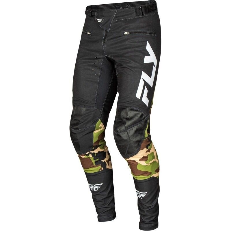 PANTALON MOTOCROSS ENFANT FLY RAYCE NOIR CAMO