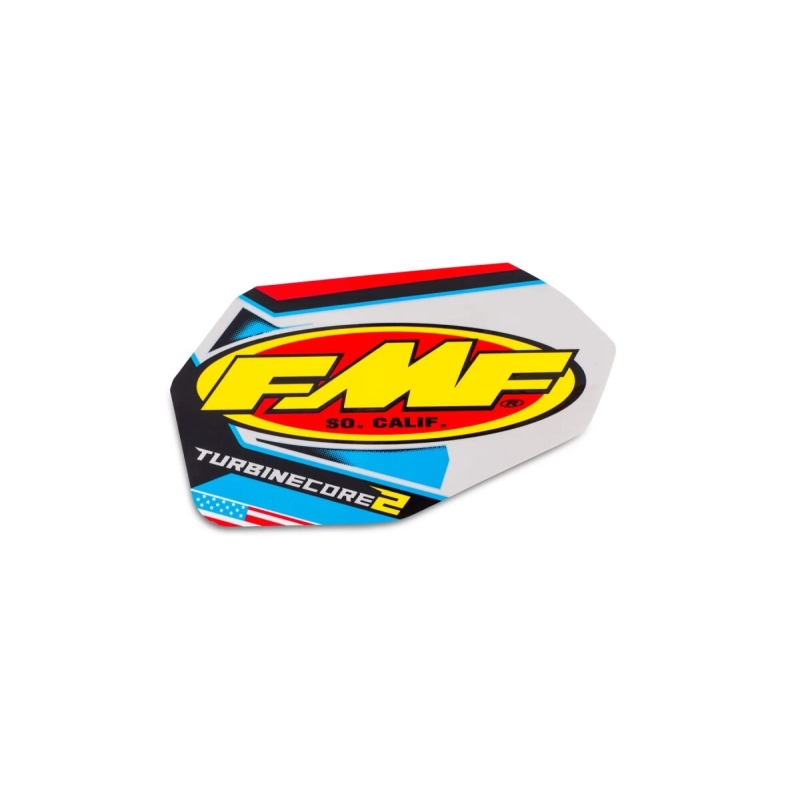 AUTOCOLLANT MOTOCROSS LOGO TURBINE CORE 2 PATRIOTIC VINYL