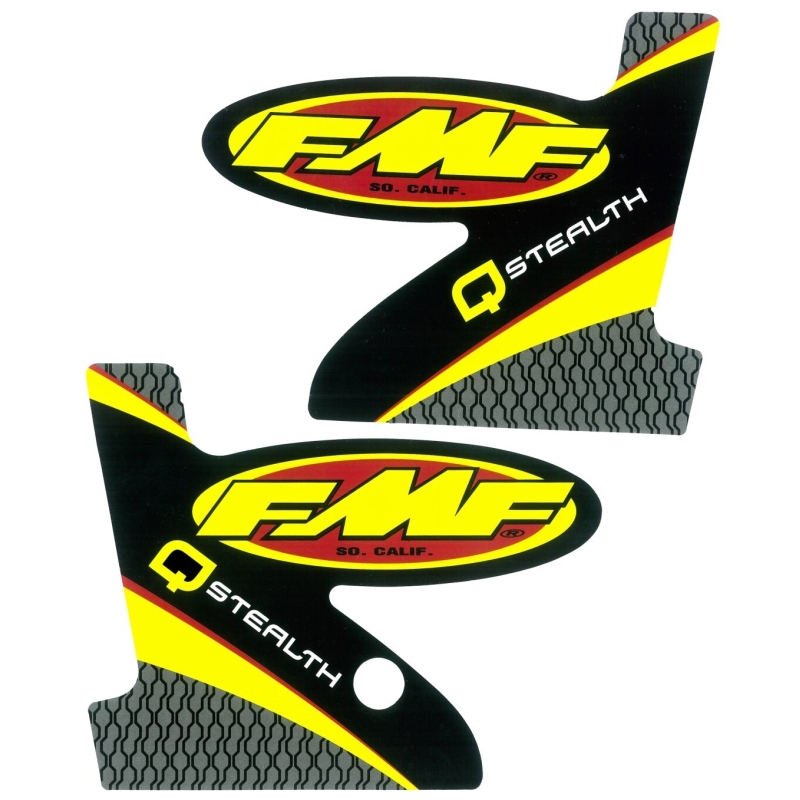 AUTOCOLLANT MOTOCROSS LOGO Q-STEALTH STRAIGHT VINYL
