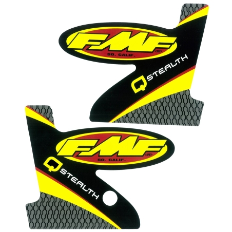 AUTOCOLLANT MOTOCROSS LOGO Q-STEALTH STRAIGHT VINYL