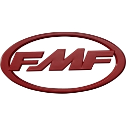 AUTOCOLLANT MOTOCROSS FMF 3D ROUGE