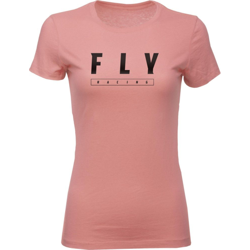 T-SHIRT FLY LOGO FEMME MAUVE Femme