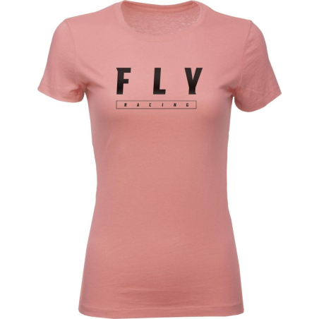 T-SHIRT FLY LOGO FEMME MAUVE Femme