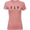 T-SHIRT FLY LOGO FEMME MAUVE Femme