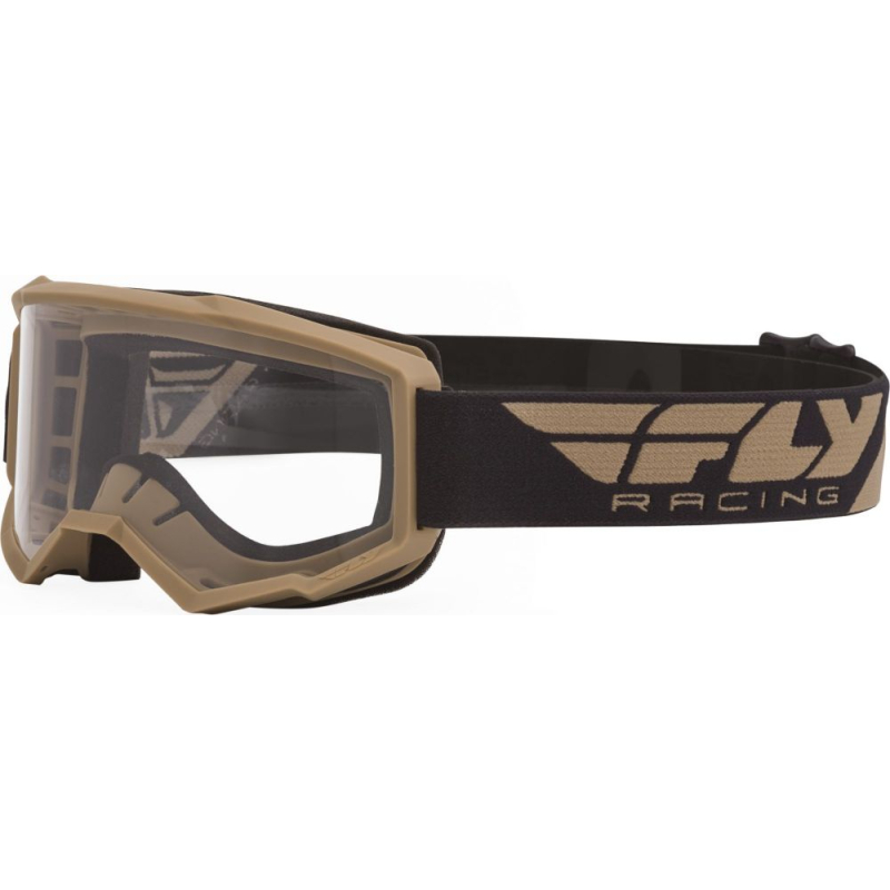 MASQUE FLY FOCUS 2021 KAKI ENFANT Lunette moto cross