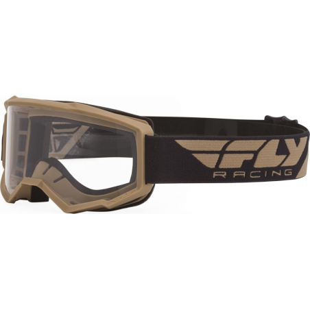 MASQUE FLY FOCUS 2021 KAKI ENFANT Lunette moto cross