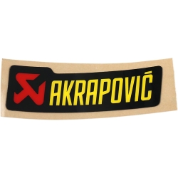 AUTOCOLLANT AKRAPOVIC LOGO 90 X 26,5 MM