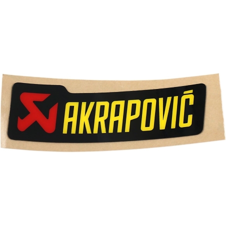 AUTOCOLLANT AKRAPOVIC LOGO 90 X 26,5 MM