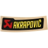 AUTOCOLLANT AKRAPOVIC LOGO 90 X 26,5 MM