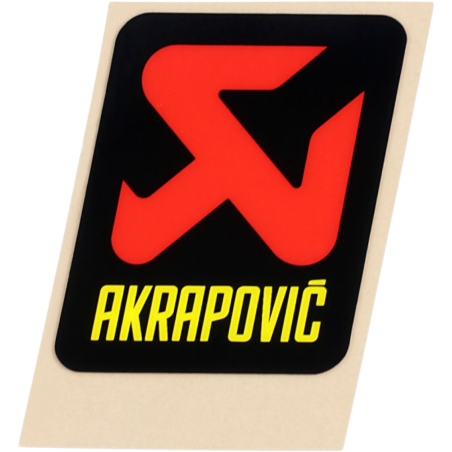 AUTOCOLLANT AKRAPOVIC LOGO 60 MM