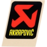 AUTOCOLLANT AKRAPOVIC LOGO 60 MM