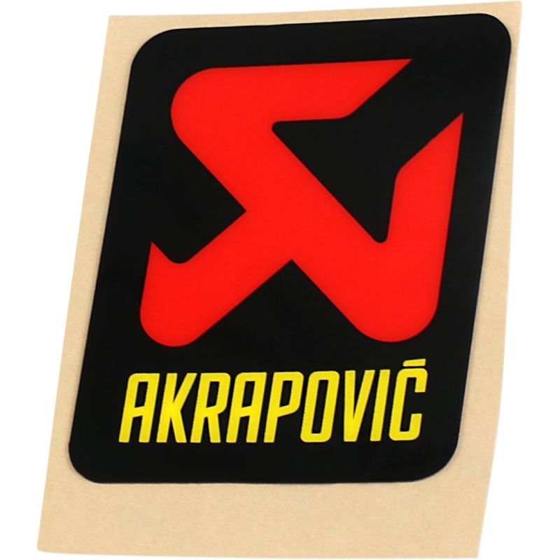 AUTOCOLLANT AKRAPOVIC LOGO 60 X 70 MM