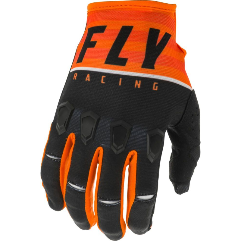 GANTS FLY KINETIC K120 2020 ORANGE/NOIR/BLANC Gant moto cross