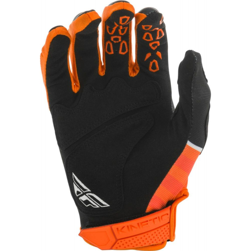 GANTS FLY KINETIC K120 2020 ORANGE/NOIR/BLANC Gant moto cross