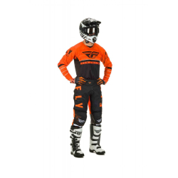 MAILLOT FLY KINETIC K120 2020 ORANGE/NOIR/BLANC Maillot cross enfant