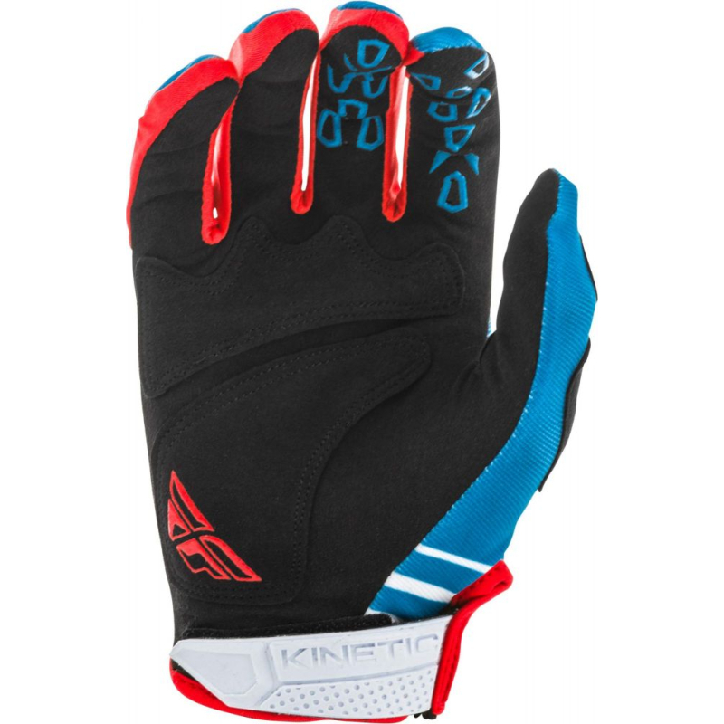 GANTS FLY KINETIC K220 2020 BLEU/BLANC/ROUGE Gant moto cross