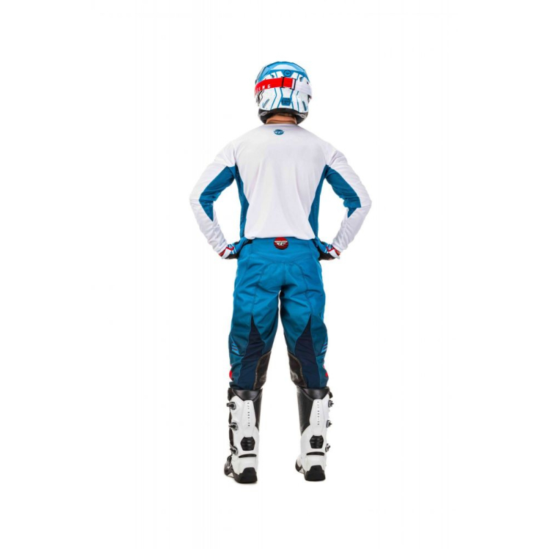 MAILLOT FLY KINETIC K220 2020 BLEU/BLANC/ROUGE Maillot moto cross