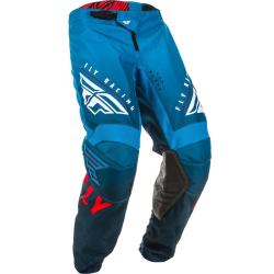 PANTALON FLY KINETIC K220 2020 BLEU/BLANC/ROUGE Pantalon moto cross enfant