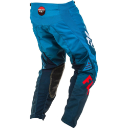 PANTALON FLY KINETIC K220 2020 BLEU/BLANC/ROUGE Pantalon moto cross enfant
