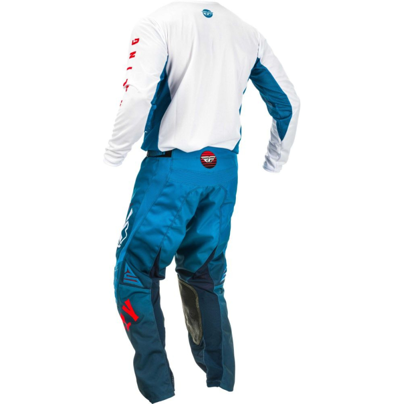 PANTALON FLY KINETIC K220 2020 BLEU/BLANC/ROUGE Pantalon moto cross enfant