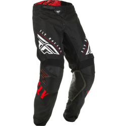 PANTALON FLY KINETIC K220 2020 ROUGE/NOIR/BLANC Pantalon moto cross enfant