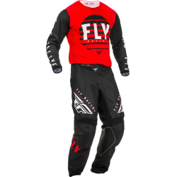 PANTALON FLY KINETIC K220 2020 ROUGE/NOIR/BLANC Pantalon moto cross enfant