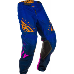 PANTALON FLY KINETIC K220 MIDNIGHT/BLEU/ORANGE Pantalon moto cross