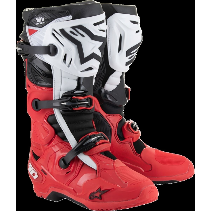 BOTTES ALPINESTARS TECH 10 ENDURO ROUGE
