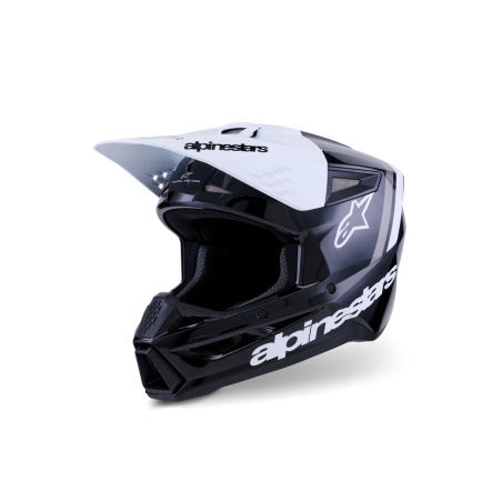 CASQUE ALPINESTARS SM3 RADIUM NOIR/BLANC
