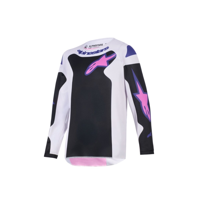 MAILLOT ENFANT ALPINESTARS FLUID GRID NOIR