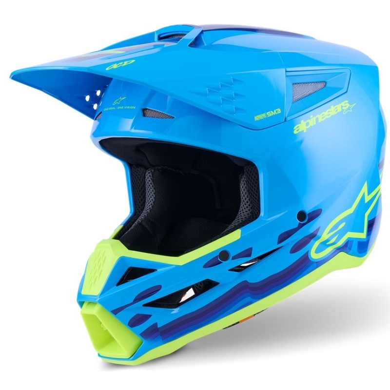 CASQUE ALPINESTARS SM3 FORCE BLEU
