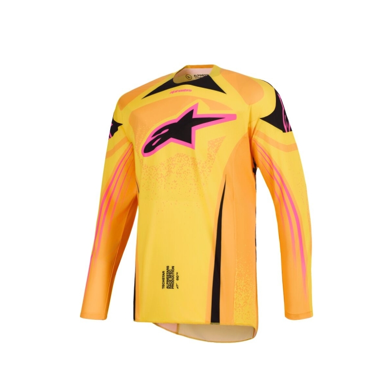 MAILLOT ALPINESTARS TECHSTAR NOMUR JAUNE