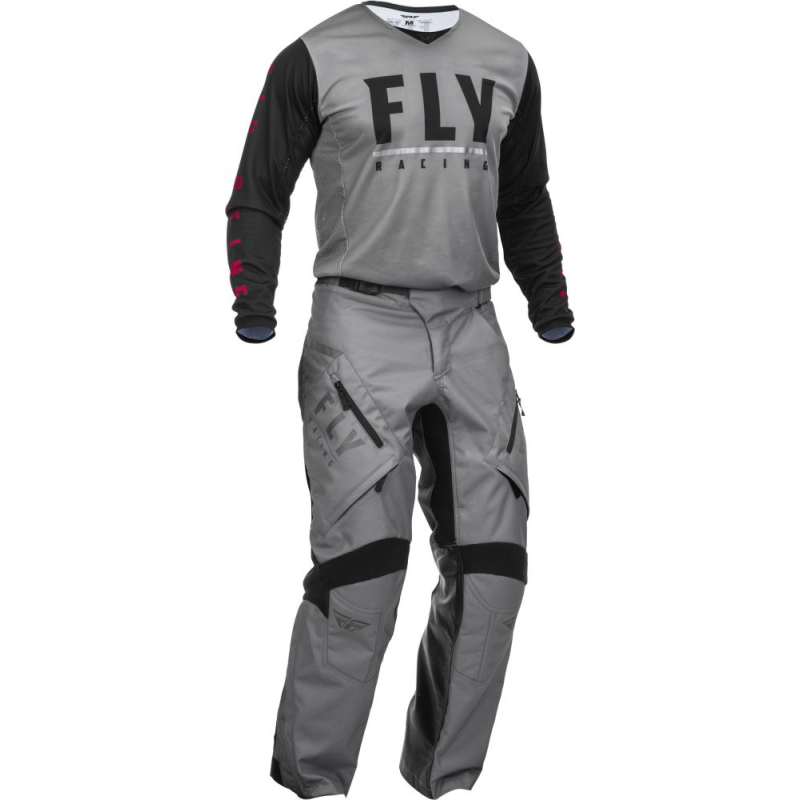 PANTALON FLY PATROL OVERBOOT 2021 GRIS Pantalon moto cross