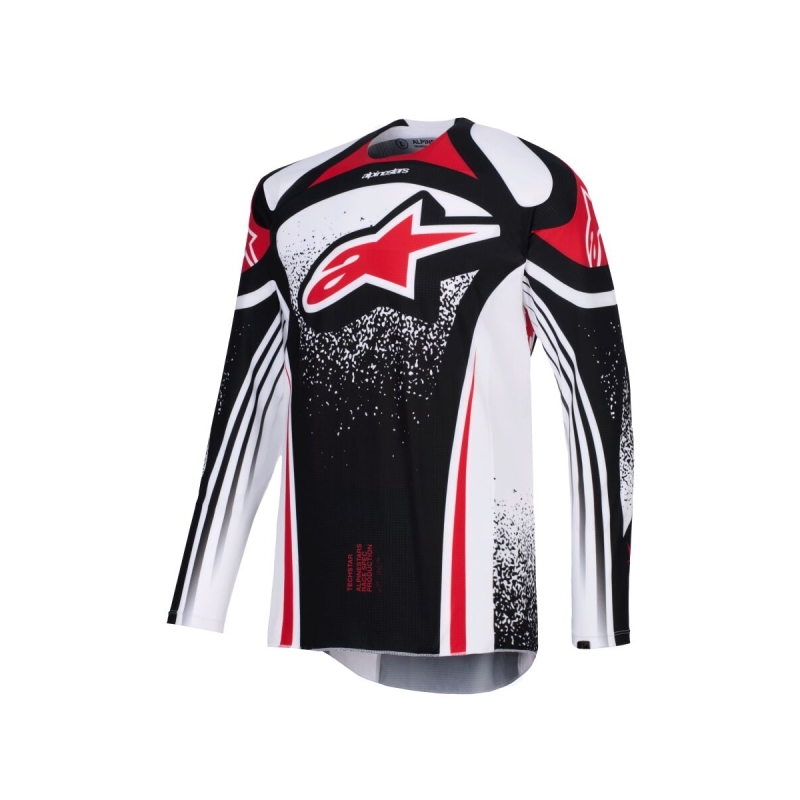 MAILLOT ALPINESTARS TECHSTAR NOMUR NOIR/BLANC