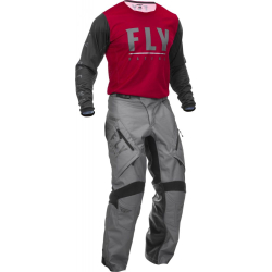 PANTALON FLY PATROL OVERBOOT 2021 GRIS Pantalon moto cross