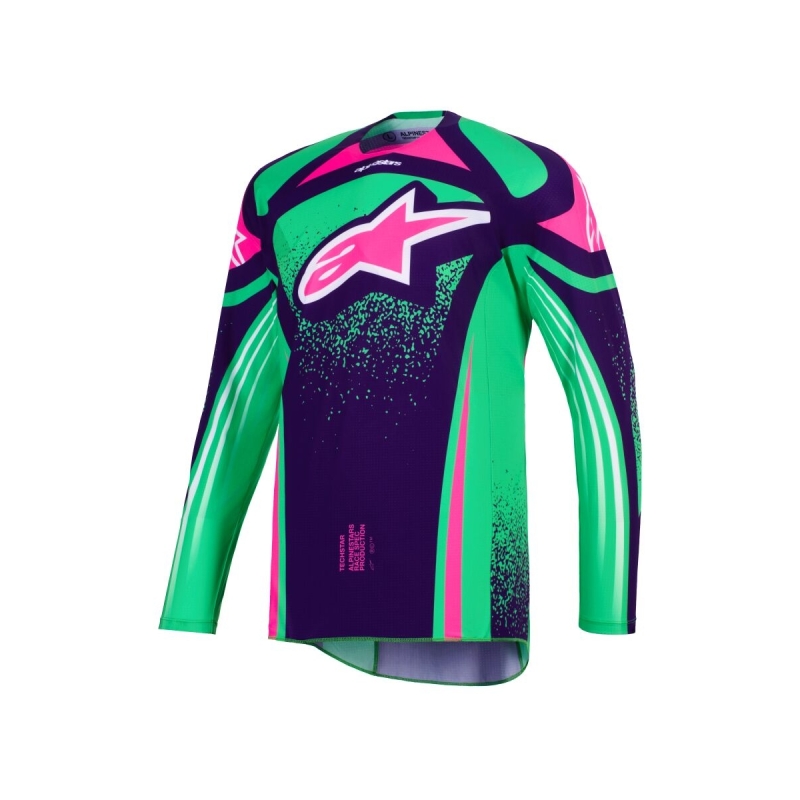 MAILLOT ALPINESTARS TECHSTAR NOMUR VIOLET