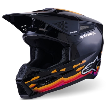 CASQUE ALPINESTARS SM3 FORCE NOIR BRILLANT