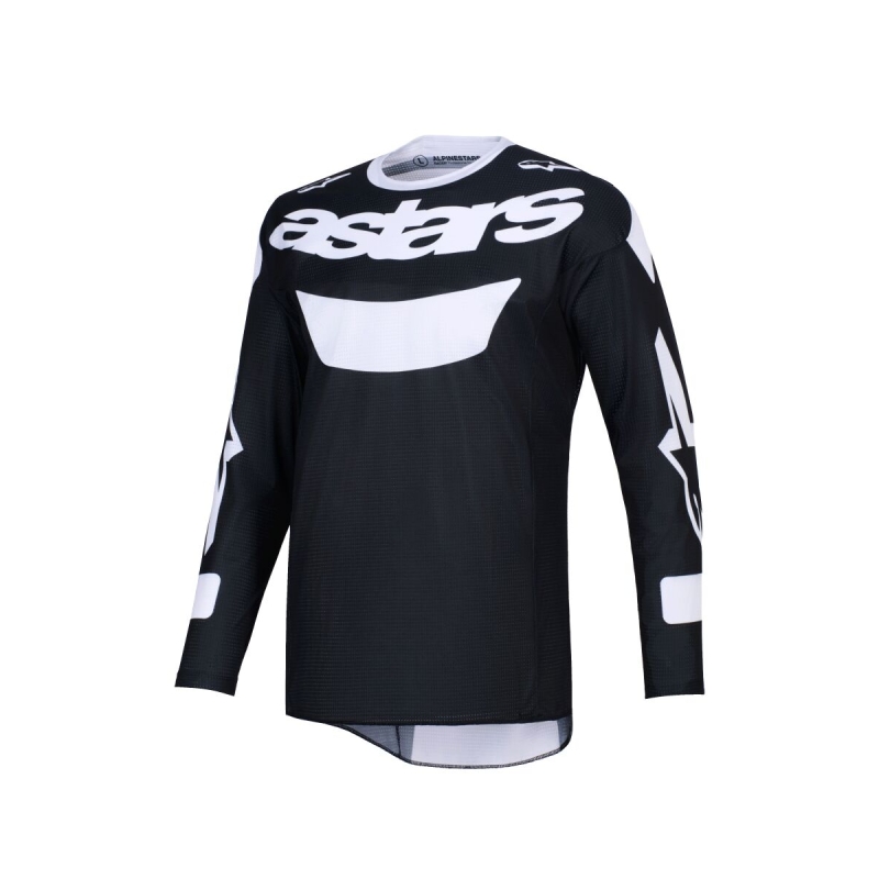 MAILLOT ALPINESTARS RACER RIWAY AIR NOIR/BLANC