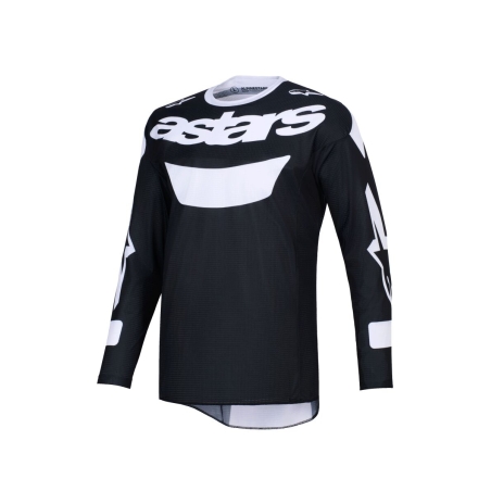 MAILLOT ALPINESTARS RACER RIWAY AIR NOIR/BLANC