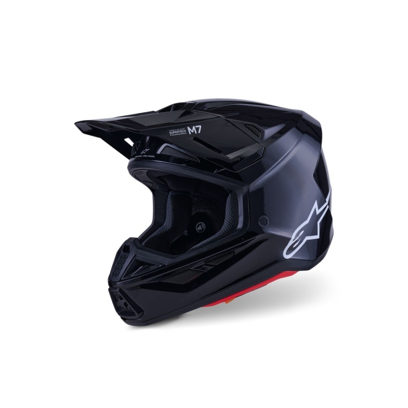 CASQUE ALPINESTARS S-M7 SM7 NOIR BRILLANT