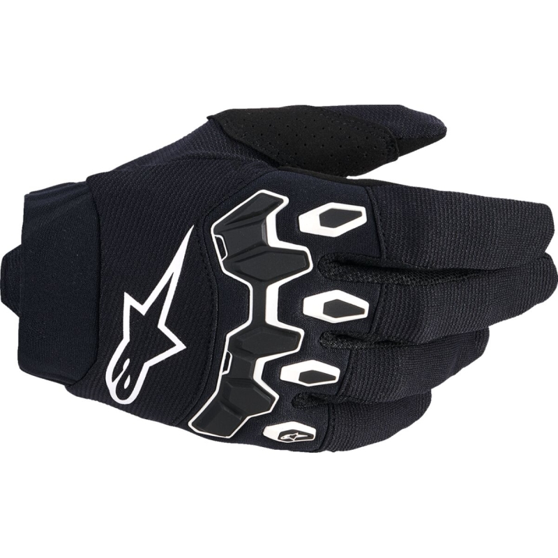 GANTS ENFANT ALPINESTARS FULL BORE V2 NOIR/BLANC