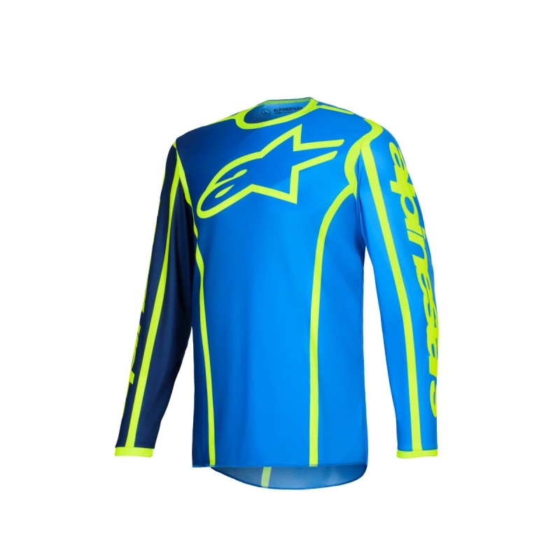 MAILLOT ALPINESTARS FLUID APEX BLEU