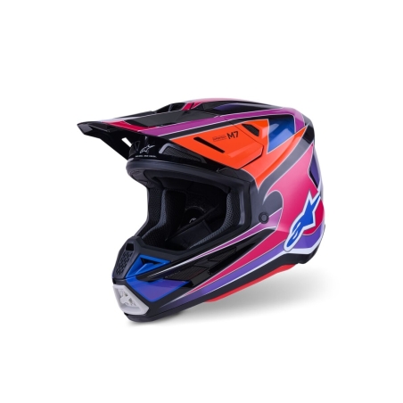 CASQUE ALPINESTARS S-M7 FUSE ROSE