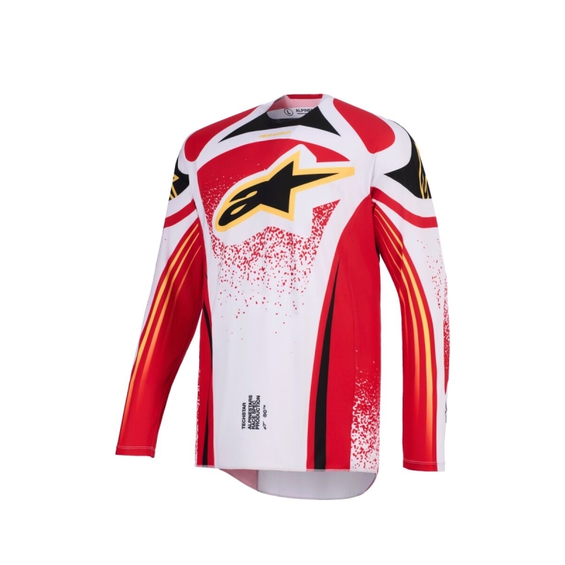 MAILLOT ALPINESTARS TECHSTAR NOMUR ROUGE