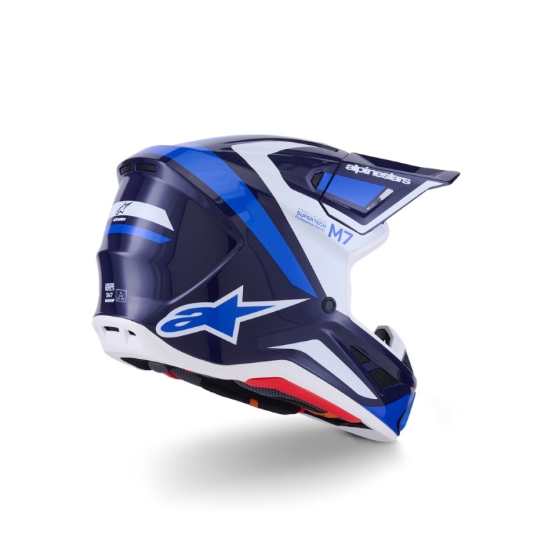 CASQUE ALPINESTARS S-M7 RISE BLEU