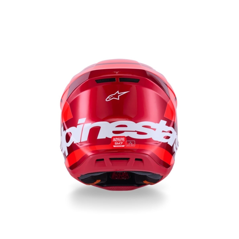 CASQUE ALPINESTARS S-M7 CORE ROUGE