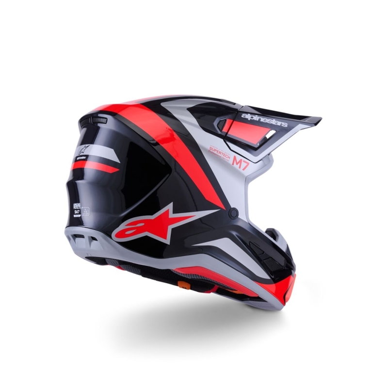 CASQUE ALPINESTARS S-M7 RISE ROUGE